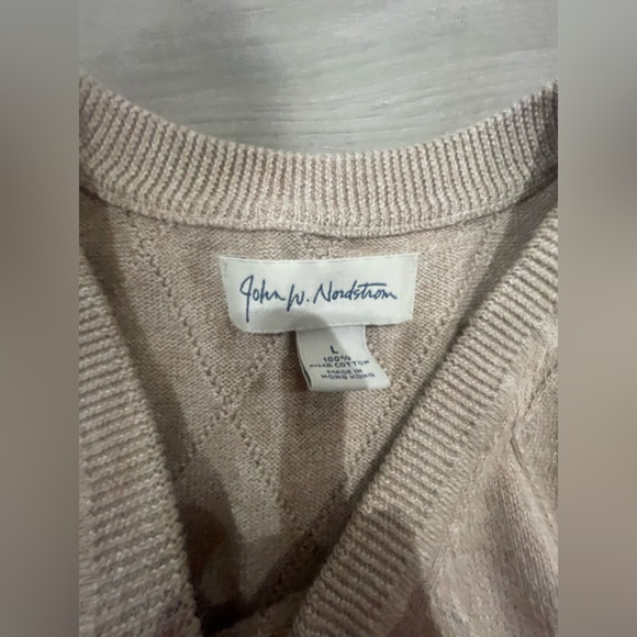 vintage John w Nordstrom sweater vest large - Picture 2 of 3